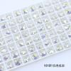 Dongzhou recubierto Rosa cerezo nuevo Serie Flor de luna Flor de ciruelo Fondo puntiagudo Diamante Flor pequeña tridimensional Broca para uñas Vidrio K9 Diamante