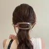Novo Acessório de Cabelo Presilha Banana com Laço 2026, Estilo Universitário Presilha Mágica para Rabo de Cavalo Alto para Mulheres, Presilha de Garra Exquisita e Sofisticada