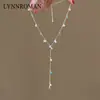 Collar sencillo y elegante con colgante de gota de agua y borla de perlas para mujer, lujo ligero con un toque de alta gama, cadena para la clavícula, joyería de estilo nicho para vacaciones