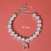 Nuevo Collar de Cristal de Moda Europea y Americana para Mujer, Gargantilla Versátil con Forma de Lágrima, Joyería Exagerada, Colgante de una Sola Pieza para Envío Directo