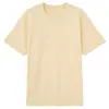 200g Algodão Penteado Compacto Fio Penteado Puro Algodão Gola Redonda Manga Curta Uniforme de Equipe Personalizado Roupa de Trabalho Corporativa Camiseta de Verão com Estampa