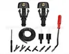 Juego de boquillas para limpiaparabrisas de coche con conector de manguera de goma y herramienta de desmontaje, compatible con 3W7Z17603AA