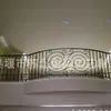 Cerca Protetora de Ferro Forjado Estilo Europeu para Casa Grade de Proteção para Escada de Engenharia de Ferro Forjado Decoração de Interior Imitação de Cobre para Hotel