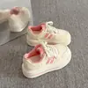 Zapatillas de Plataforma para Mujer 2026 Nuevas de Primavera Tendencia Versátiles Casuales Zapatos Blancos