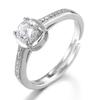 Anillo de apertura simple para mujer Zhen Rong, anillo de diamantes con personalidad de moda europea y americana, joyería coreana al por mayor de una generación de cabello