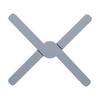 Manopla Simples Dobrável para Caçarola Cozinha Doméstica Silicone Antiderrapante Mesa de Jantar Tipo Cruz X Mat de Silicone Resistente ao Calor