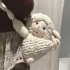 Bolsa de Ovelhinha Guli Guli Feita à Mão DIY, Mesmo Estilo do Xiaohongshu, Bolsa de Crochê para o Dia a Dia, Kit de Materiais para Presente DIY