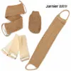 Cepillo para Espalda de Yute, Toalla de Baño de Tirar Manual, Guante Exfoliante, Cepillo para Limpieza de Piel de la Espalda, Tira de Baño para Uso Personal