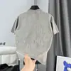 Camiseta de Verano con Cuello Redondo, Estampado de Letras Tie-Dye y Manga Corta para Hombre, Joven, Moda Estampada, Camiseta Fina de Media Manga