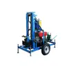 Equipo de Perforación de Pozos Eléctrico Pequeño Totalmente Automático Máquina Perforadora con Ruedas Hidráulica Diésel Perforadora de Pozos Perforación para Riego Doméstico