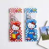 Set de reglas genuinas Sanrio de 20 cm, con la serie de dibujos animados Hello Kitty, adecuado para estudiantes de primaria y secundaria, y para uso de oficina como papelería, incluyendo una escuadra.