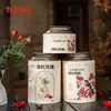 Latas selladas de té de rosa Tianhui grado alimenticio versión general latas vacías latas de empaque para té latas grandes gran capacidad latas para té