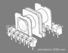 Esqueleto ER30/EC30 YC-ER-3021 5+5p esqueleto, BOBINA, esqueleto de transformador