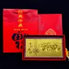 2026 Año del Caballo Billete de Oro Cien Yuan Lámina de Oro Billete Conmemorativo Cáscara Acrílica Sobre Rojo Seguro Regalo Festival Bancario