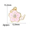 Nuevos Pendientes Colgantes de Arcoíris, Nube, Meteoro, Gota de Aceite Versátiles, Colgante de Collar, Accesorios de Joyería DIY