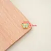 Agujero pequeño largo no se decolora aleación accesorios DIY mariposa esmalte quemado azul cloisonné mariposa flor de amor accesorios para collar