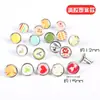 Clavos de Colores para Manualidades Infantiles Clavos de Cuerno Clavos de Dos Puntas Clavos Dobles Divididos Materiales y Accesorios Creativos para Decoración DIY