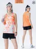 Conjunto de Roupas para Atletismo para Homens e Mulheres, Uniforme de Treinamento Esportivo para Estudantes, Colete para Exame Físico, Uniforme de Competição, Roupa Esportiva, Uniforme de Equipe de Corrida de Maratona