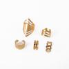 Amazon Comercio Exterior Nuevo Hueco Patrón Simple Anillo de Unión Flor Hojas Anillo de 5 piezas Anillo