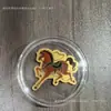 Pegatinas para Teléfono Móvil de Oro Puro 999, Nueva Serie del Año del Caballo con Adhesivo Trasero, Pegatinas para Teléfono Móvil de Oro 2mg, Pegatinas de Dibujos Animados, Venta al por Mayor de Regalos