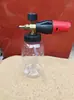 Olla de Espuma Nueva Transfronteriza Conectada a Pistola de Agua para Lavado de Autos de Alta Presión Olla de Spray Ajustable en Forma de Abanico Olla de Espuma de Alta Eficiencia Olla para Lavado de Autos