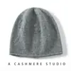 Gorro de Cachemira Tejido para Otoño e Invierno para Mujer, Gorro Tejido con Protección para las Orejas, Cálido y Adelgazante para la Cara, Gorro Versátil, Gorro para Clima Frío