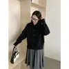 Suéter de Punto con Cuello Alto y Manga Retorcida para Mujer 2025 Suéter Súper Popular Otoño e Invierno Suave Ceroso Retro Suéter Chaqueta Top Casual