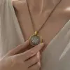 Acessórios culturais e criativos taoístas: Pingente do Nove Céus Yingyuan Leisheng Puhuatianzun, colar de cobre branco, venda direta de áreas cênicas de templos taoístas e fábricas