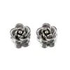 Camélia de Ritmo Duplo Aço Inoxidável 304 Contas Flor de Camélia Cor 18K Que Não Desbota DIY Pulseira Colar Joias Materiais de Contas Soltas