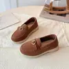 Zapatos de piel para niño para primavera y otoño, zapatos sencillos para niño, mocasines de suela blanda estilo británico 2026 para niño, zapatos de rendimiento para niña