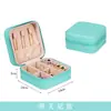 Caja de almacenamiento para joyas, caja de regalo portátil para viajes, empaque para pendientes y anillos, caja decorativa, caja de joyería de alta gama
