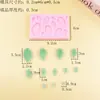 Hojas silicona molde azúcar chocolate hojas repostería traje decoración pastel diy grado alimenticio transfronterizo mayorista