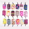 Bolsa de Compras Plegable con Logo Personalizado Bolsa Tote Portátil Bolsa de Tela Floral Bolsa Tote Publicitaria de Supermercado de Doble Capa Al Por Mayor