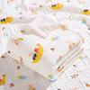 Toalla de baño para bebés y niños pequeños toalla de baño de gasa de algodón puro clase A 6 capas súper suave absorbente manta para recién nacido baño infantil al por mayor