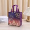 Comercio Exterior Sudeste Asiático Luna Impermeable No Tejido Personalizado Creativo Bolsa de Empaque de Regalo para Compras Bolsa Impermeable Impresa Lista para la Venta