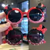 Óculos de Sol Infantis com Laço e Estampados para Meninas e Meninos, Óculos para Tirar Fotos, Proteção Solar, Color-Blocking, Óculos de Sol da Moda, Proteção UV