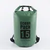 Bolsa Cubo Plegable Impermeable Multicolor para Deportes al Aire Libre, Bolsa para Rafting, Bolsa Impermeable de Hombro Único/Doble, PVC Impermeable Ligero