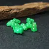 Calabaza verde seca de jade cuentas sueltas hierro Longsheng DIY accesorios de jade pulsera semiacabada collar cuentas sueltas fábrica venta al por mayor