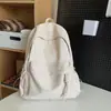 Mochila Escolar Femenina Estilo K Ins Harajuku Simple Estudiante Universitario Estilo Literario Mochila Gran Capacidad Mochila Estilo Bosque Blanco
