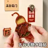 Imán para Refrigerador Nuevo Cinco Granos Abundante Decoración Móvil Decoración para Casa Nueva Artesanía de Madera Creativa Recuerdo de Viaje Bendición de Año Nuevo