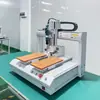 Atornilladora automática de bloqueo automático tipo succión alimentación automática de tornillos cabezal doble doble estación fabricante Foshan