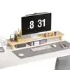 Suporte de altura ajustável para computador, suporte elevatório para tela de monitor, suporte de pescoço de ganso, base de extensão para mesa de estação de trabalho de escritório