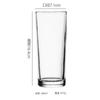 Vaso Transparente Redondo Recto de Vidrio para el Hogar, Vaso para Agua, Taza para Té, Taza para Leche para Desayuno, Vaso para Cerveza de Hotel, Vaso para Jugo de Frutas, Vaso para Bebida Fría