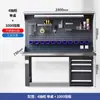 Bancada de trabalho de aço inoxidável de alta resistência, mesa de reparo para mecânicos de oficina, bancada de montagem experimental