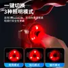 Nova Luz Traseira Mini para Bicicleta com Carregamento USB Ajustável em Três Velocidades Liberação Rápida 3 LEDs Alta Luminosidade Luz de Advertência para Pedalar à Noite