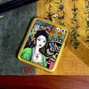 Hotong Nepal Tíbet Thangka Puro Hecho a Mano Pintado a Mano de Vidas Pasadas y Presentes Núcleo de Tarjeta 4*5