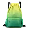 Mochila de Nuevo Estilo Degradado de Gran Capacidad para Hombres y Mujeres, Logo Personalizable, Bolsa para Eventos Promocionales, Bolsa de Baloncesto, Exterior