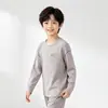 Conjunto de ropa de otoño para niños, camiseta interior fina de clase A para niñas, pantalones de otoño para niños que no requieren ropa interior, pijama grande para casa para niños