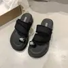 Novedad Verano 2025 Chanclas Planas de Bloques de Color para Mujer, Chanclas de Exterior, Sandalias, Zapatos de Mujer con Tacón de Plataforma