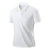 Playeras POLO personalizadas, ropa de trabajo, camisetas tipo polo de nailon-spandex, camisas promocionales de verano para empresas con estampado de logo, uniformes de equipo, manga corta
